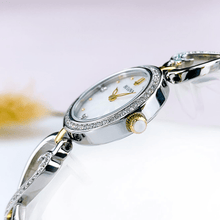 Load image into Gallery viewer, Bulova Crystals Mother of Pearl Dial Two Tone Steel Strap Watch for Women - 98X108