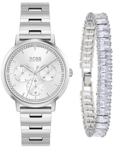 Load image into Gallery viewer, Hugo Boss Prima Silver Dial Silver Steel Strap Watch for Women - 1502570