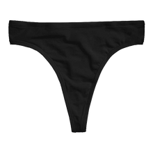 Load image into Gallery viewer, Cloud Cotton Thong in Black (Pack)