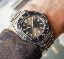 Load image into Gallery viewer, Seiko Prospex 55th Anniversary Edition Brown Dial Silver Steel Strap Watch For Men - SPB145J1