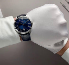Load image into Gallery viewer, Tissot Carson Premium Blue Dial Blue Leather Strap Watch For Men - T122.410.16.043.00