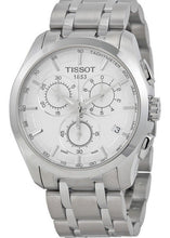 Load image into Gallery viewer, Tissot T Classic Couturier Chronograph White Dial Silver Steel Strap Watch For Men - T101.617.11.031.00