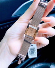 Load image into Gallery viewer, Guess Nouveau Diamonds Rose Gold Dial Rose Gold Mesh Bracelet Watch for Women - W0127L3