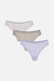 Whipped Dipped Thong in Drift (Pack)