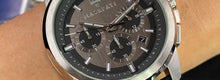 Load image into Gallery viewer, Maserati Successo 44mm Grey Dial Black Leather Strap Watch For Men - R8871621006