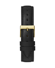 Load image into Gallery viewer, Guess Rumour Quartz Gold Dial Black Leather Strap Watch For Women - GW0689L2