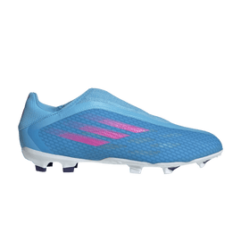 adidas X Speedflow.3 Laceless FG Sky Rush