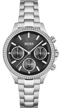 Load image into Gallery viewer, Hugo Boss Hera Black Dial Silver Steel Strap Watch for Women - 1502593