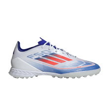 Load image into Gallery viewer, adidas F50 Pro Turf Cloud White Solar Red Lucid Blue