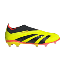 Load image into Gallery viewer, adidas Predator 24+ Laceless FG Team Solar Yellow Core Black Solar Red (GS)