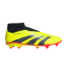 Load image into Gallery viewer, adidas Predator 24 League Laceless FG Team Solar Yellow Core Black Cloud White