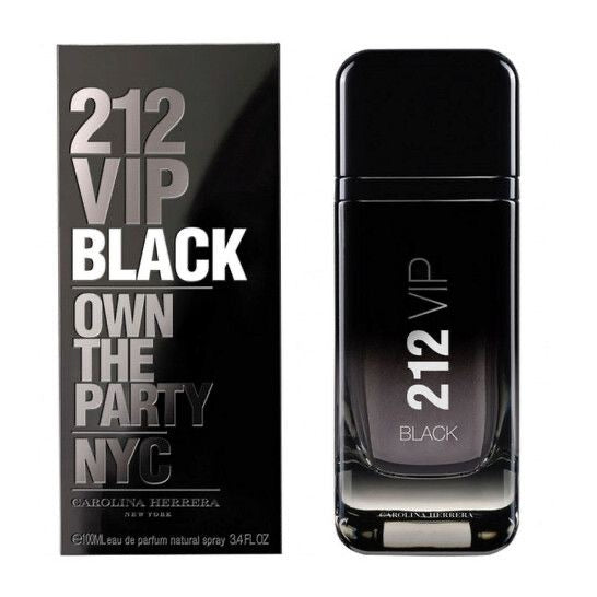 Carolina Herrera 212 VIP Black Eau de Parfum 3.4 Oz 100 ml