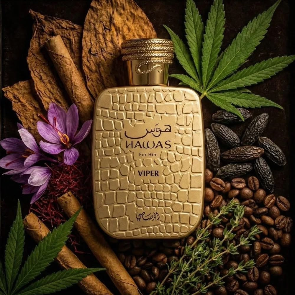 Rasasi Hawas Viper Eau de Parfum 3.4oz 100ML Men