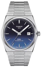 Tissot Powermatic 80 Automatic Gradient Blue Dial Silver Steel Strap Watch for Men - T137.407.11.051.01