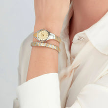 Load image into Gallery viewer, Just Cavalli Amalfi Gold Dial Two Tone Steel Strap Watch for Women - JC1L270M0055