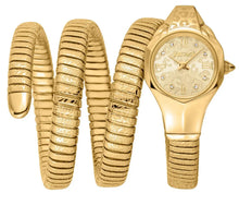Load image into Gallery viewer, Just Cavalli Ravenna Gold Dial Gold Steel Strap Watch for Women - JC1L271M0025