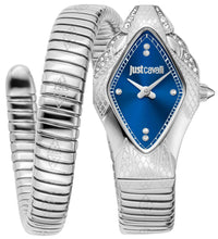 Load image into Gallery viewer, Just Cavalli Ferocious Blue Dial Silver Steel Strap Watch for Women - JC1L306M0015