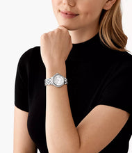 Load image into Gallery viewer, Michael Kors Melissa Quartz Silver Dial Silver Steel Strap Watch for Women - MK4370