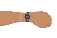 Load image into Gallery viewer, Maserati Successo Chronograph Blue Dial Black Steel Strap Watch For Men - R8873621005