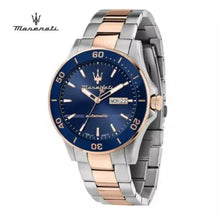 Load image into Gallery viewer, Maserati Competizione Automatic Blue Dial Two Tone Steel Strap Watch For Men - R8823100001