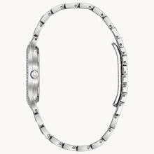 Load image into Gallery viewer, Bulova Crystal Collection Silver Dial Silver Steel Strap Watch for Women - 96L243