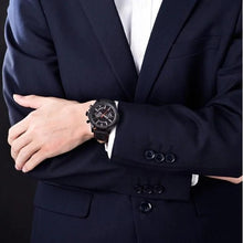 Load image into Gallery viewer, Maserati Circuito Black Dial Black Leather Strap Watch For Men - R8871627004