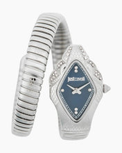 Load image into Gallery viewer, Just Cavalli Ferocious Blue Dial Silver Steel Strap Watch for Women - JC1L306M0015