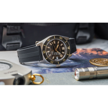 Load image into Gallery viewer, Seiko Prospex 1965 Diver's Modern Re-Interpretation Automatic Brown Dial Black Rubber Strap Watch For Men - SPB147J1