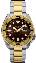 Load image into Gallery viewer, Seiko 5 Sports Automatic Brown Dial Two Tone Steel Strap Watch For Men - SRPK24