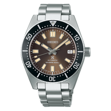 Load image into Gallery viewer, Seiko Prospex 55th Anniversary Edition Brown Dial Silver Steel Strap Watch For Men - SPB145J1