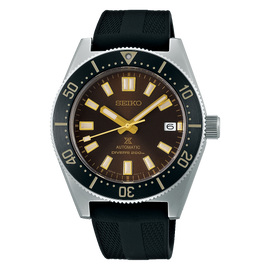 Seiko Prospex 1965 Diver's Modern Re-Interpretation Automatic Brown Dial Black Rubber Strap Watch For Men - SPB147J1