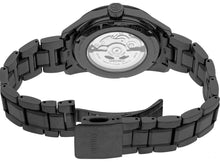 Load image into Gallery viewer, Seiko Presage Sharp Edged Series Black Dial Black Steel Strap Watch For Men - SPB229J1