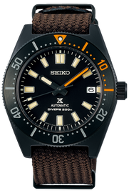 Seiko Prospex Black Series 1965 Limited Edition Black Dial Brown NATO Strap Watch For Men - SPB253J1