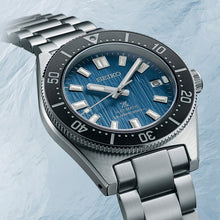 Load image into Gallery viewer, Seiko Prospex Automatic 1965 Dive 55th Anniversary Limited Edtion Blue Dial Silver Steel Strap Watch For Men - SPB149J1