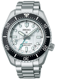 Seiko Prospex Sea Arctic Ocean GMT Limited Edition Silver Dial Silver Steel Strap Watch For Men - SPB439J1