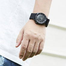 Load image into Gallery viewer, Seiko 5 Sports Automatic Black Dial Black NATO Strap Watch For Men - SRPD79K1