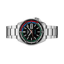 Load image into Gallery viewer, Seiko 5 Sports SKX Series Regatta Timer Retro Blue Dial Silver Steel Strap Watch For Men - SRPK13K1