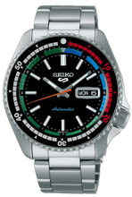 Load image into Gallery viewer, Seiko 5 Sports SKX Series Regatta Timer Retro Blue Dial Silver Steel Strap Watch For Men - SRPK13K1
