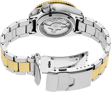 Load image into Gallery viewer, Seiko 5 Sports Automatic Special Creation Black Dial Two Tone Steel Strap Watch For Men - SRPK22