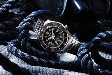 Load image into Gallery viewer, Seiko Prosprex Dark Depths GMT Automatic Black Dial Silver Steel Strap Watch For Men - SPB383J1