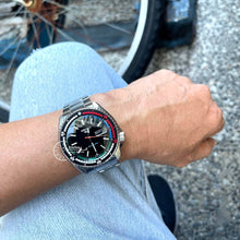 Load image into Gallery viewer, Seiko 5 Sports SKX Series Regatta Timer Retro Blue Dial Silver Steel Strap Watch For Men - SRPK13K1