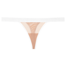 Load image into Gallery viewer, Sieve Thong in Buff + White
