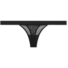 Load image into Gallery viewer, Sieve Thong in Black