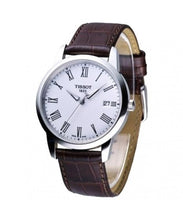 Load image into Gallery viewer, Tissot T Classic Dream White Dial Brown Leather Strap Watch for Men - T033.410.16.013.01