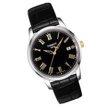 Load image into Gallery viewer, Tissot T Classic Dream Black Dial Black Leather Strap Watch for Men - T033.410.26.053.01