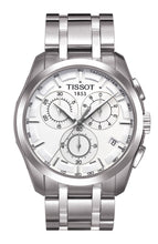 Load image into Gallery viewer, Tissot T Classic Couturier Chronograph White Dial Silver Steel Strap Watch For Men - T101.617.11.031.00