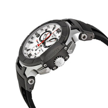 Load image into Gallery viewer, Tissot T Race Chronograph White Dial Black Rubber Strap Watch for Men - T048.417.27.037.00