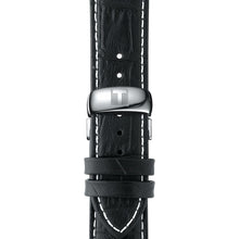 Load image into Gallery viewer, Tissot T Classic Tradition Chronograph Black Dial Black Leather Strap Watch For Men - T063.617.16.057.00