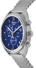 Load image into Gallery viewer, Tissot PR 100 Chronograph Blue Dial Silver Mesh Bracelet Watch for Men - T101.417.11.041.00