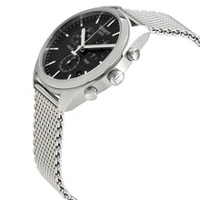 Load image into Gallery viewer, Tissot PR 100 Chronograph Black Dial Silver Mesh Bracelet Watch For Men - T101.417.11.051.01